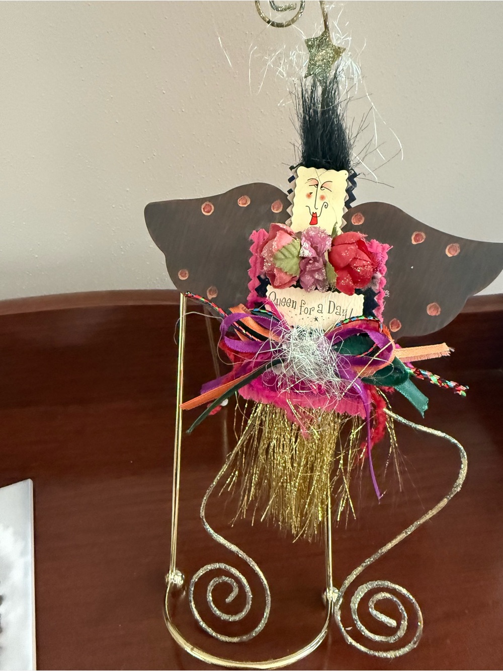 Queen for a Day! by Silvestri. Decorative piece, with Gold Tassels